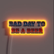 Charger l&#39;image dans la galerie, Neon beer sign displays sarcastic humor with vibrant RGB lighting.