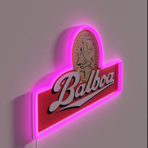 Balboa Beer RGB Neon Sign with Vibrant Colorful LED Accents