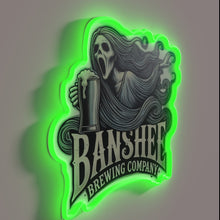 Charger l&#39;image dans la galerie, Neon Sign for Spooky Banter at Banshee Brewing Company&#39;s Taproom&quot;.