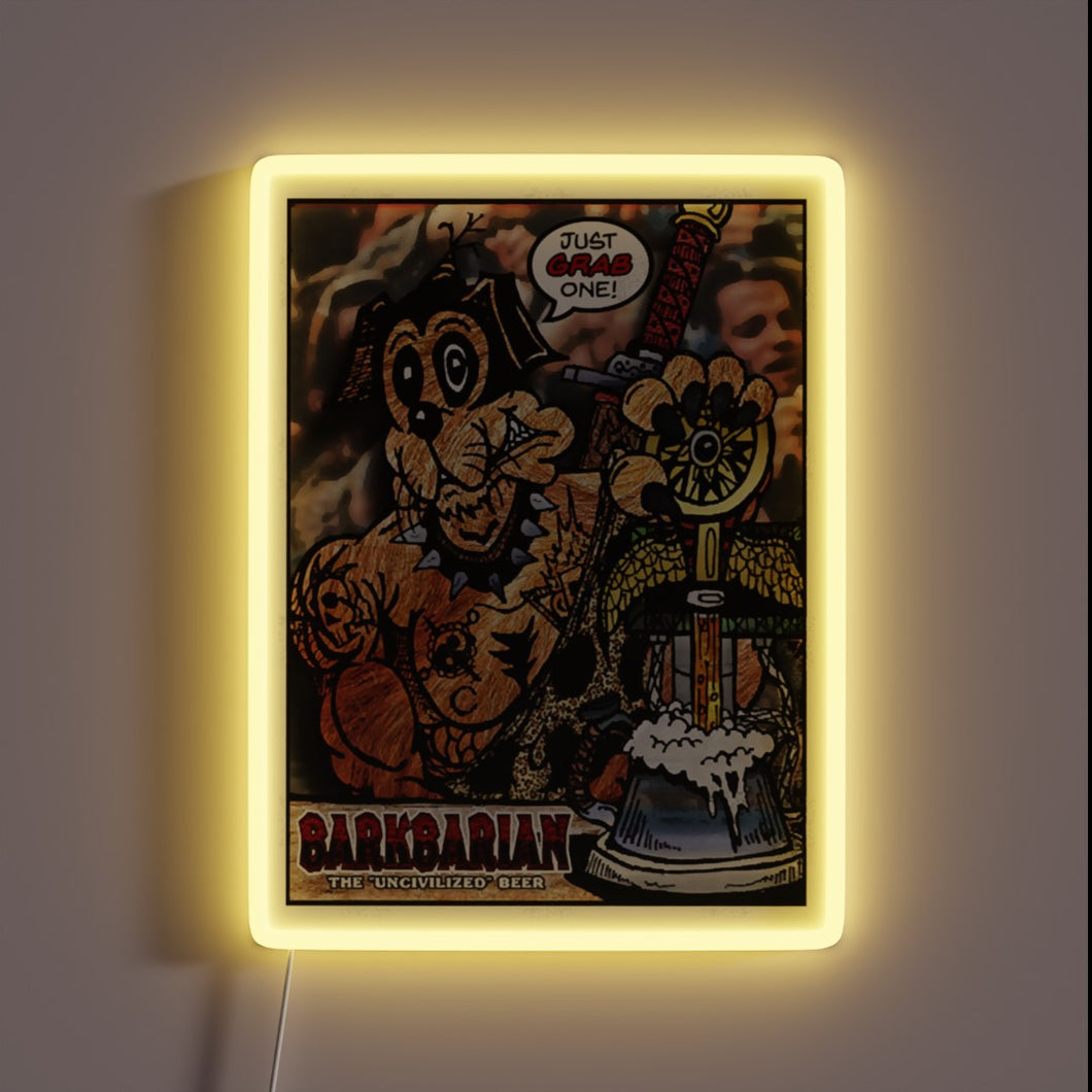 Vibrant beer-themed LED sign lights up your gaming or bar space