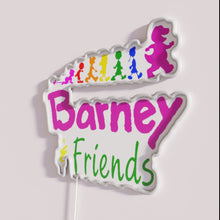 Charger l&#39;image dans la galerie, Eye-catching neon signs for kids&#39; rooms featuring Barney&#39;s laughter and colors