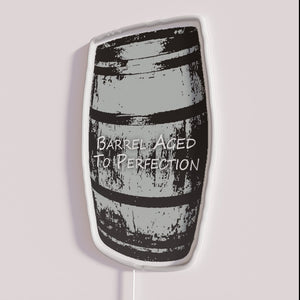 Barrel Aged Whiskey Distillery Decoration Perfectly Lit RGB Neon Sign