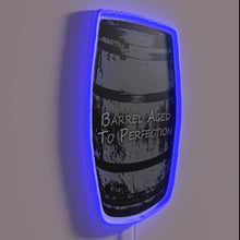 Charger l&#39;image dans la galerie, Glamorous barrel aged whiskey perfection in vibrant RGB neon light