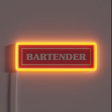 Charger l&#39;image dans la galerie, Elevate your bar with this vibrant bartender RGB neon sign