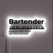 Charger l&#39;image dans la galerie, Neon Sign for Bar Decor: Bartender Master of Colorful Cocktails