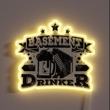 Charger l&#39;image dans la galerie, Customizable basement bar decoration with colorful LED beer signs