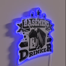 Charger l&#39;image dans la galerie, Neon illuminated barware-themed sign for basement beer enthusiast decor enthusiasts.