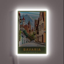 Charger l&#39;image dans la galerie, Vibrant Neon Sign of Berlin&#39;s Iconic Landmark in Digital Splendor