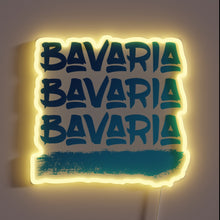 Charger l&#39;image dans la galerie, Bavarian-themed neon sign with customizable RGB color changing option