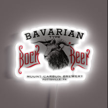Charger l&#39;image dans la galerie, Vibrant Neon Sign for Vintage Bavarian Bock Beer Collector&#39;s Dream