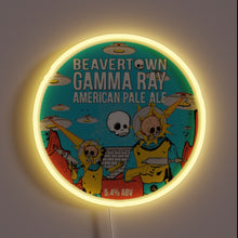 Charger l&#39;image dans la galerie, Vibrant RGB LED Sign Featuring Beavertown&#39;s Iconic Neck Oil Logo