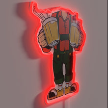 Charger l&#39;image dans la galerie, Traditional Bavarian Beer Garden Celebration Decorative Wall Sign with Colorful Neon&quot;.