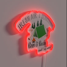 Charger l&#39;image dans la galerie, Vibrant Beer and Bacon RGB Neon Sign for Bar Decor