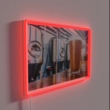 Charger l&#39;image dans la galerie, Neon sign displaying vibrant RGB colors of brewing industry passion.