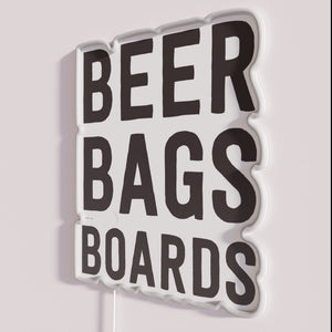 Colorful neon LED bar pub sign decor for cornhole beer bars