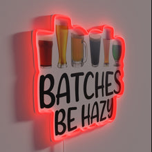 Charger l&#39;image dans la galerie, Hazy IPA brewing station home bar sign with colorful vibes