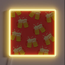 Charger l&#39;image dans la galerie, Vibrant neon sign in colorful RGB LED beer bottle display.