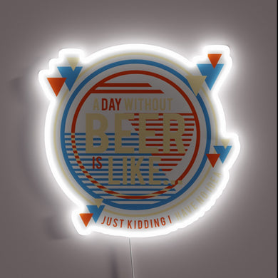 Eye-catching RGB Neon Sign for Beer Enthusiasts and Party Lovers