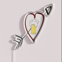 Charger l&#39;image dans la galerie, Vibrant LED beer neon bar decor with love message