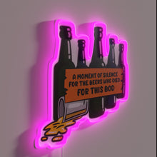 Charger l&#39;image dans la galerie, Eye-catching RGB neon beer bottle decoration for bars and pubs