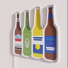 Charger l&#39;image dans la galerie, Vintage Beer Bottle Retro Neon Sign with RGB Colorful Lighting
