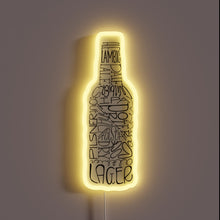 Charger l&#39;image dans la galerie, Eye-catching RGB Neon Sign for Beer Enthusiasts and Party Decorations