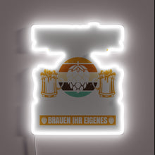 Charger l&#39;image dans la galerie, Authentic master brewer LED sign in vibrant RGB colors.