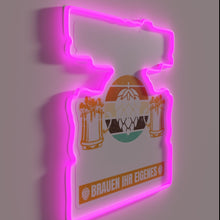 Charger l&#39;image dans la galerie, RGB Neon Sign: Real Men Brew Master Brewers Since Ever