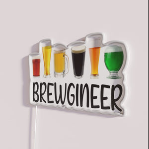 Handcrafted Neon Sign for Beer Enthusiasts and Brewing Hobbyists