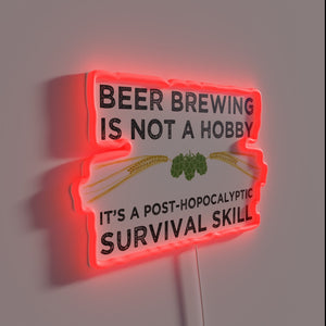 Beer Brewing as Essential Survival Skill in a Dystopian World