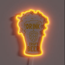 Charger l&#39;image dans la galerie, Hoppy Nights at Home with Vibrant RGB Neon Sign Illumination