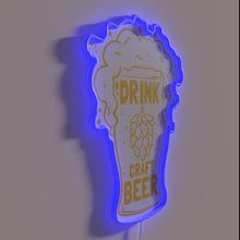 Charger l&#39;image dans la galerie, Beer Brewing RGB Neon Sign: Hops to Glory in Every Glass
