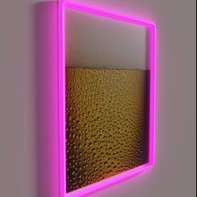 Charger l&#39;image dans la galerie, Eye-catching neon beer bubbles sign for home bar decoration purposes.