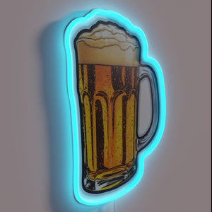Brighten up your bar with colorful beer cheers neon signage.