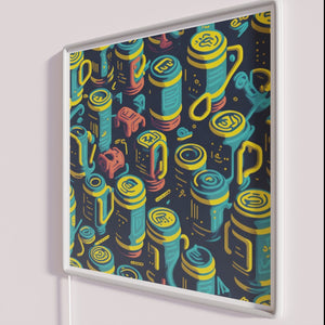 Vibrant Retro Neon Sign for Beer Enthusiasts and Bars Everywhere