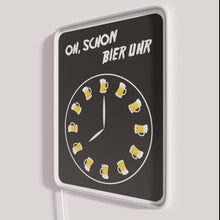 Charger l&#39;image dans la galerie, RGB Neon Bar Decorations Sign with Color Changing Beer Clock Design