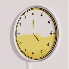 Charger l&#39;image dans la galerie, Neon beer clock wall decor with colorful customizable RGB lighting