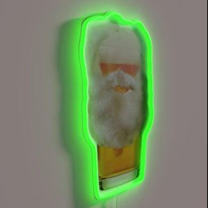 Customizable beer themed neon sign with vibrant color options available