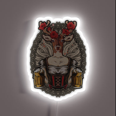 Vibrant RGB Neon Sign: A Whimsical Touch for Any Bar