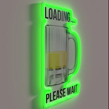 Charger l&#39;image dans la galerie, Neon LED light bar with customizable color changing beer sign