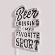 Charger l&#39;image dans la galerie, Neon RGB LED beer lover sports enthusiast bar decor sign