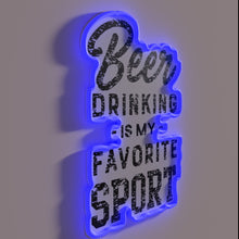 Charger l&#39;image dans la galerie, Beer drinking enthusiast proud to declare their favorite sport.
