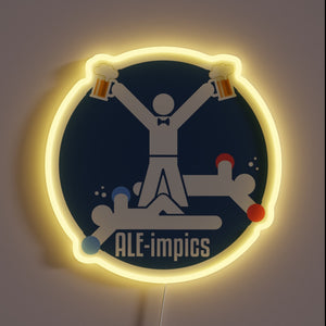 Vibrant RGB Neon Sign for Beer Lovers' Festive Gathering Decorations