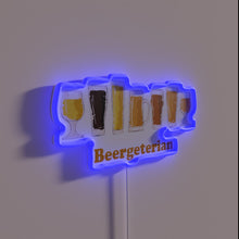 Charger l&#39;image dans la galerie, RGB Neon Sign for Beer Lovers Who are Vegetarian Friendly