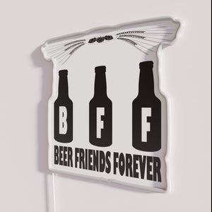 Neon Beer Bar Sign Decorations for Social Gathering and Friendships