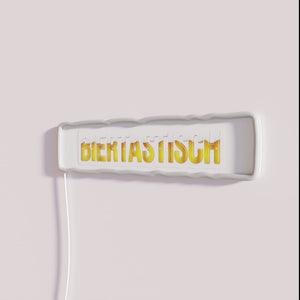 Vibrant Beer Garden Sign with LED Neon Lights and Barrel Design