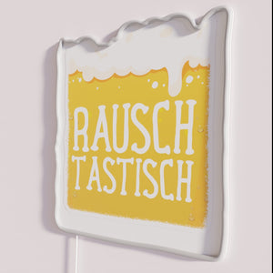Neon Beer Garden Decoration with RGB LED Barrel Sign Light
