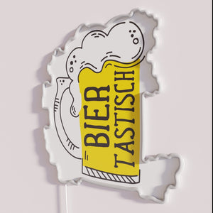 Vibrant RGB Neon Sign Decor for Summer Beer Garden and Pub