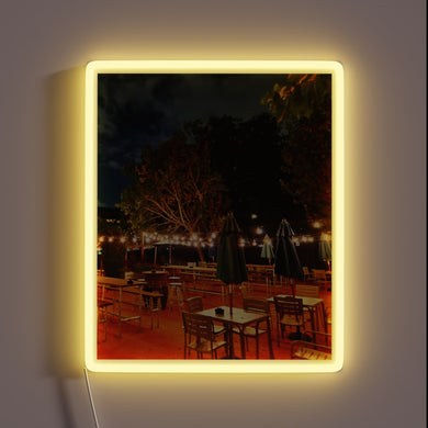 Brighten up your outdoor space with vibrant beer garden ambiance.