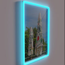 Charger l&#39;image dans la galerie, Vibrant glow of colorful Beer Garden illuminated with radiant light accents.